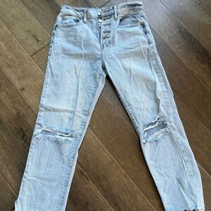 Never Worn! Pistola Charlie High Rise Straight Leg Jean Sz 26